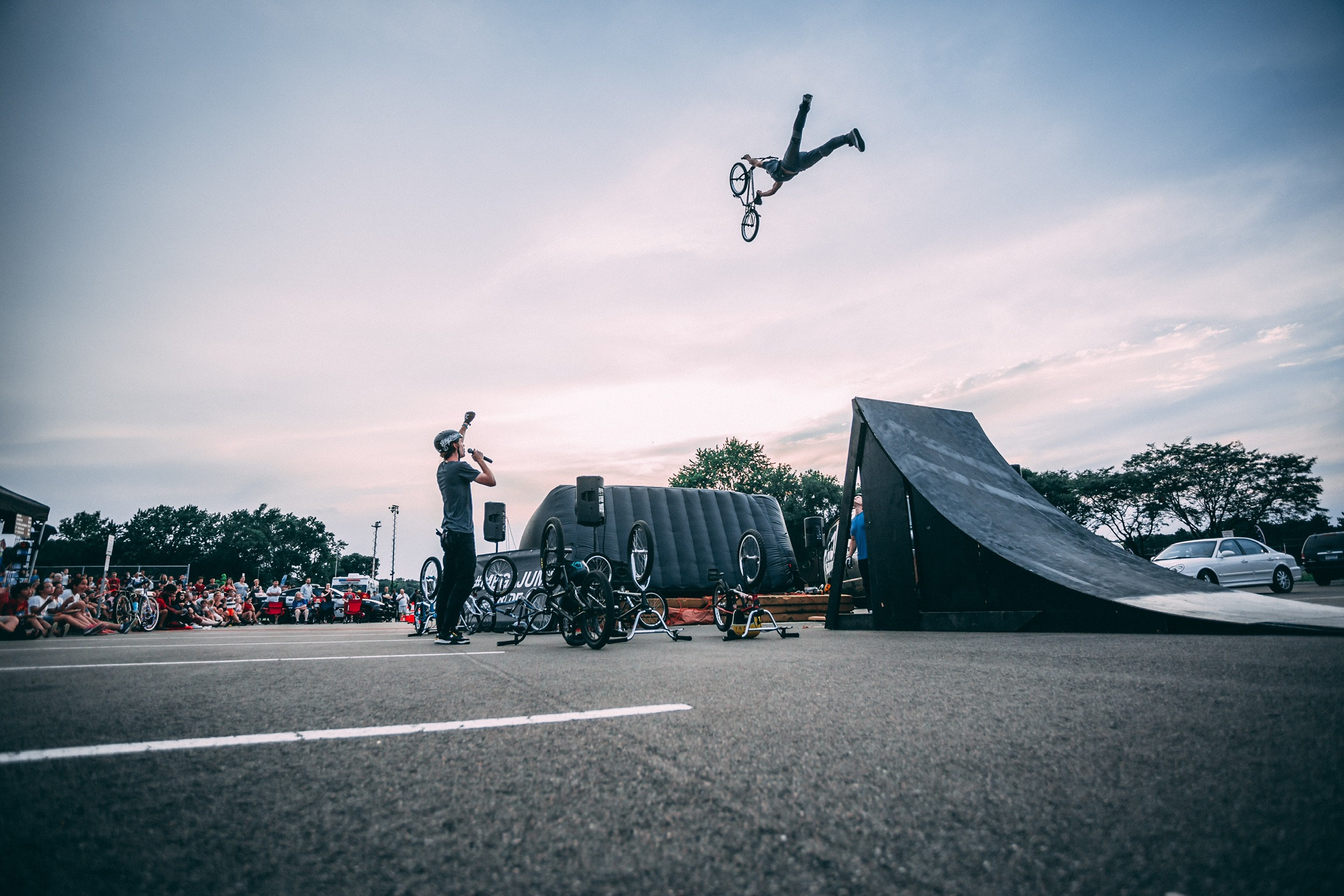 Mega Jump Motivational Experience - Launch your event into the next level…  BMX Stunt Show